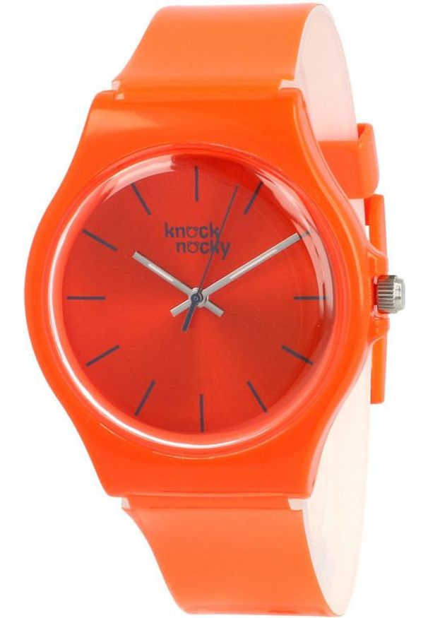 Pomarańczowy zegarek Knock Nocky