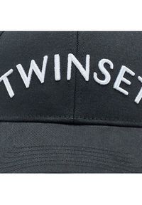TwinSet - TWINSET Czapka z daszkiem 231TO5032 Czarny. Kolor: czarny. Materiał: materiał, bawełna