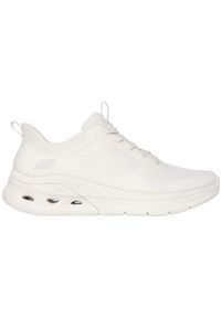 skechers - Adidasy Skechers Bobs Arc Waves 2.0 -, Kobiety. Kolor: biały. Materiał: materiał