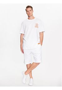 Adidas - adidas T-Shirt Graphic Glide T-Shirt IB1403 Biały Loose Fit. Kolor: biały. Materiał: bawełna #5