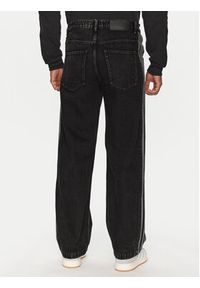 Adidas - adidas Jeansy adicolor Denim Firebird JC6718 Czarny Straight Fit. Kolor: czarny
