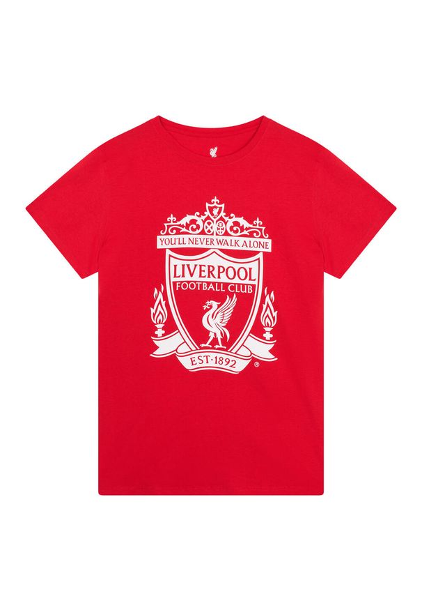 LIVERPOOL FC - koszulka Liverpool FC czerwona. Kolor: czerwony. Materiał: bawełna