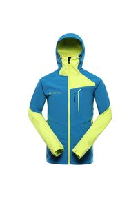 ALPINE PRO - Kurtka softshell męska Alpine Pro Esprit. Kolor: niebieski. Materiał: softshell. Sport: kolarstwo, wspinaczka, turystyka piesza