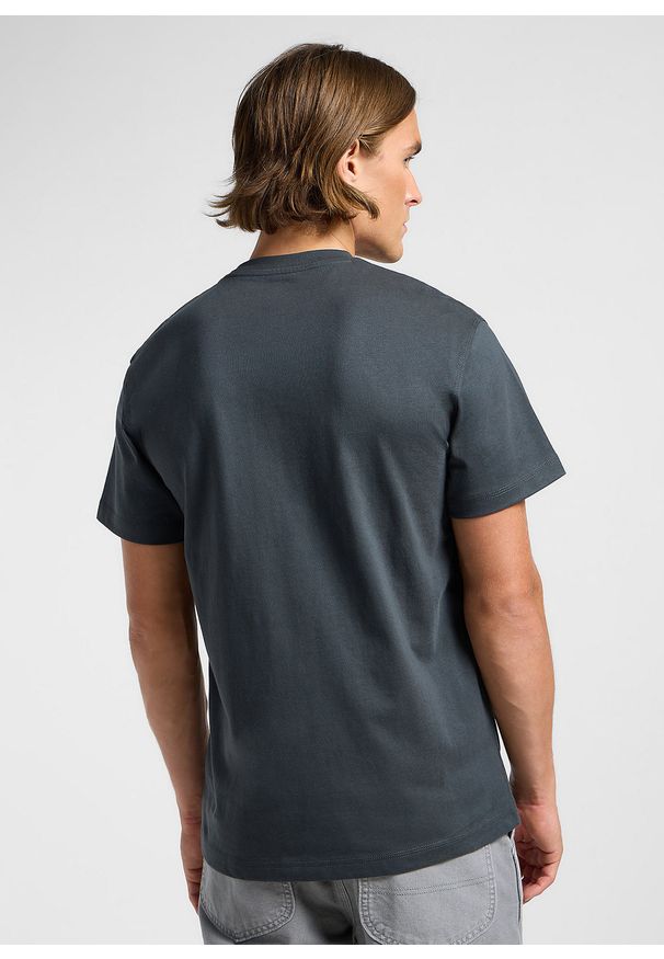 Lee - MESKA KOSZULKA LEE WW POCKET TEE WASHED BLACK 112364587