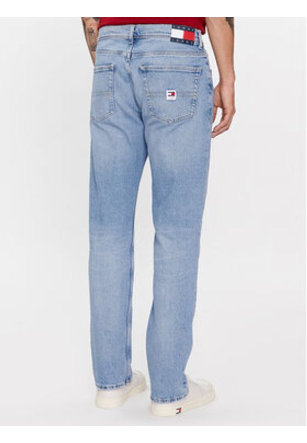 Tommy Jeans Jeansy Ethan DM0DM18179 Niebieski Straight Fit. Kolor: niebieski