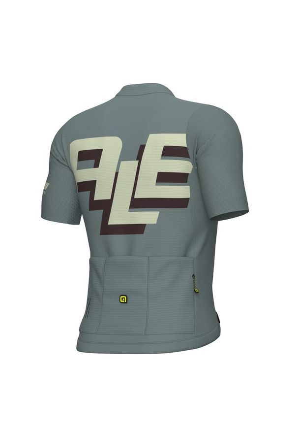ALÉ CYCLING - Koszulka rowerowa męska Alé Cycling PR-E Sauvage. Kolor: biały, wielokolorowy, zielony. Sport: kolarstwo