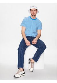Tommy Jeans T-Shirt Classics Stripe DM0DM05515 Niebieski Regular Fit. Kolor: niebieski. Materiał: bawełna #2