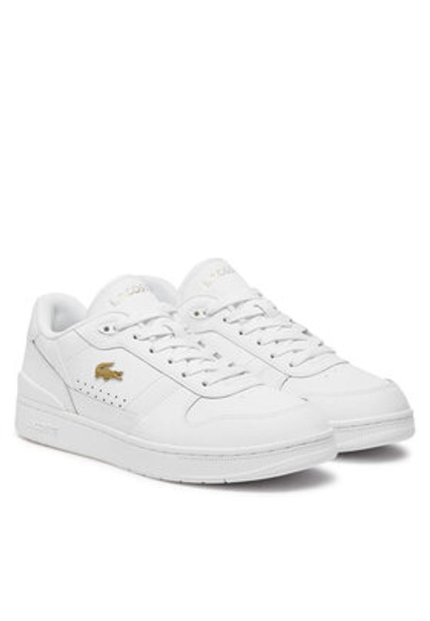 Lacoste Sneakersy 7-48SFA0038 Biały. Kolor: biały. Materiał: skóra