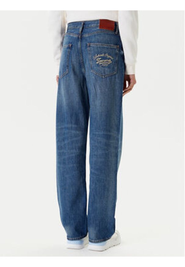 Tommy Jeans Jeansy Layla DW0DW20512 Granatowy Straight Fit. Kolor: niebieski