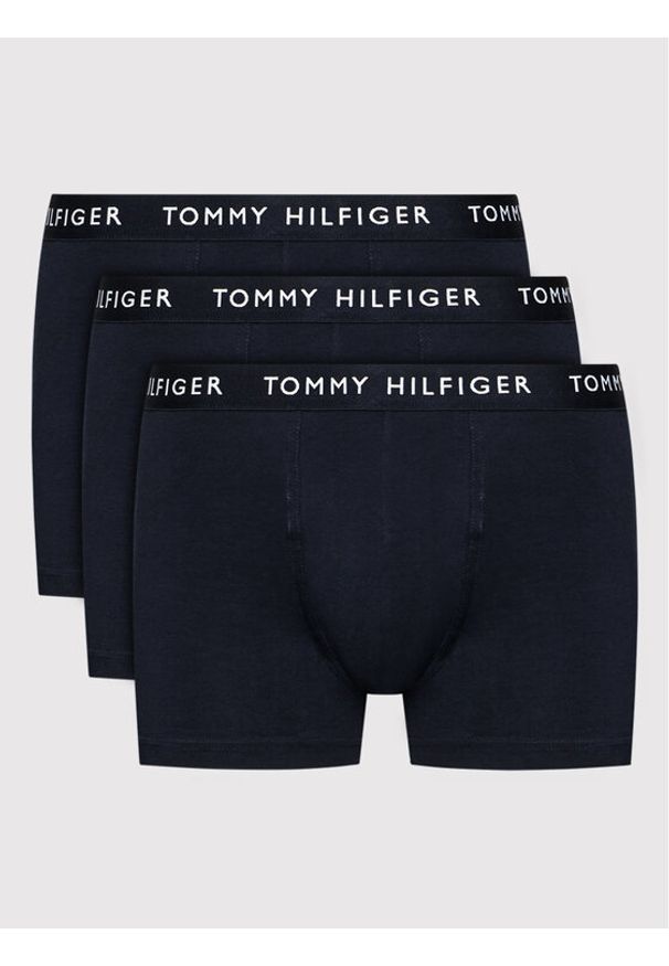 TOMMY HILFIGER - Tommy Hilfiger Komplet 3 par bokserek UM0UM02203 Granatowy. Kolor: niebieski. Materiał: bawełna