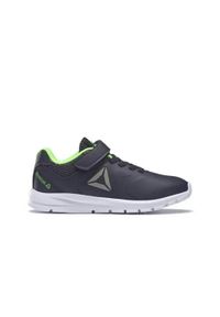 Buty treningowe dla dzieci Reebok Rush Runner. Zapięcie: rzepy. Kolor: czarny. Materiał: guma, materiał, tkanina, syntetyk. Szerokość cholewki: normalna