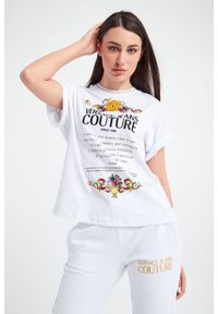 Versace Jeans Couture - T-SHIRT VERSACE JEANS COUTURE. Okazja: na co dzień. Materiał: materiał. Styl: casual #1