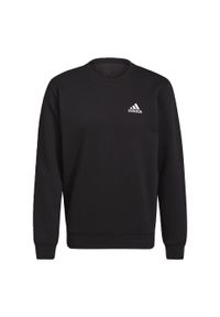 Adidas - Essentials Fleece Sweatshirt. Kolor: biały, wielokolorowy, czarny