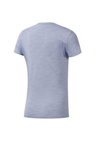 Koszulka treningowa damska Reebok TE Marble Logo Tee. Kolor: szary. Długość rękawa: krótki rękaw. Długość: krótkie