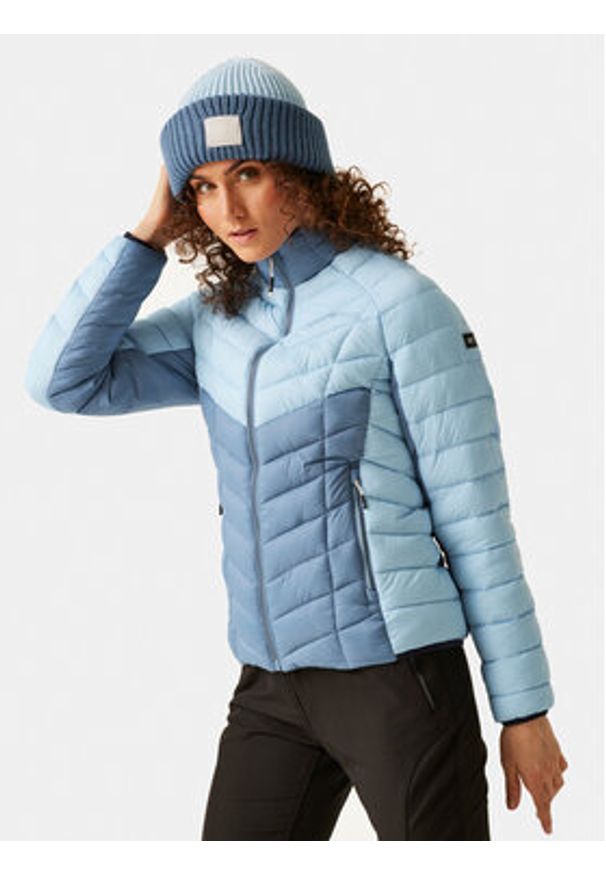 Regatta Kurtka przejściowa Dalent RWN302 Niebieski Slim Fit. Kolor: niebieski. Materiał: syntetyk