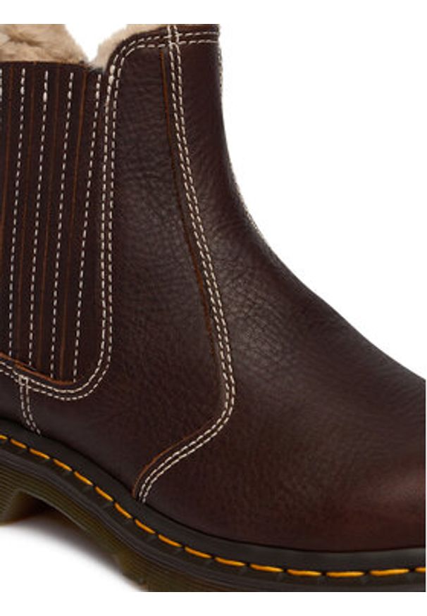 Dr. Martens Sztyblety 2976 Leonore II DM41418200 Brązowy. Kolor: brązowy. Materiał: skóra