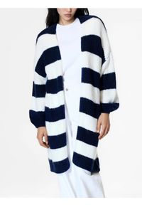 Reserved - Długi kardigan - wielobarwny. Materiał: dzianina. Długość: długie #1