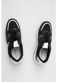 Answear Lab buty kolor czarny na płaskiej podeszwie. Nosek buta: okrągły. Zapięcie: sznurówki. Kolor: czarny. Obcas: na płaskiej podeszwie #5
