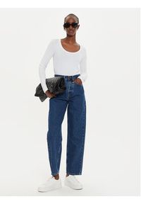 Pepe Jeans Jeansy PL204739 Granatowy Loose Fit. Kolor: niebieski #3