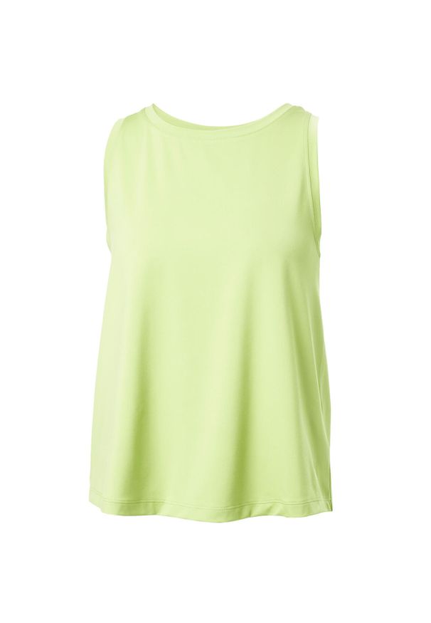 Top damski Helly Hansen Tech Split Back 2,0. Kolor: zielony. Sport: turystyka piesza