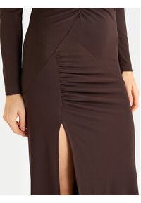 Gaudi Sukienka wieczorowa 521FD14008 Brązowy Slim Fit. Kolor: brązowy. Materiał: syntetyk. Styl: wizytowy #4