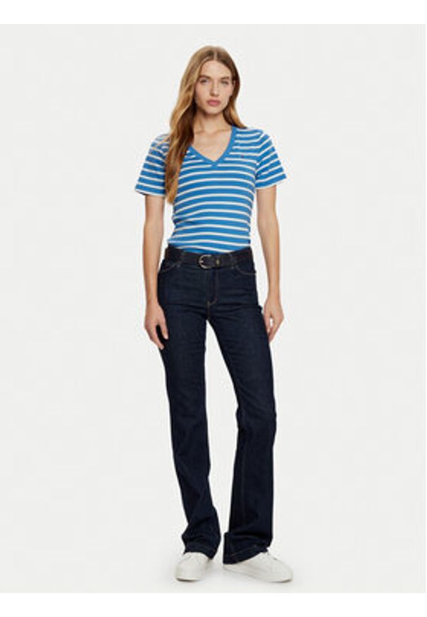 TOMMY HILFIGER - Tommy Hilfiger T-Shirt New Cody WW0WW40584 Niebieski Slim Fit. Kolor: niebieski. Materiał: bawełna