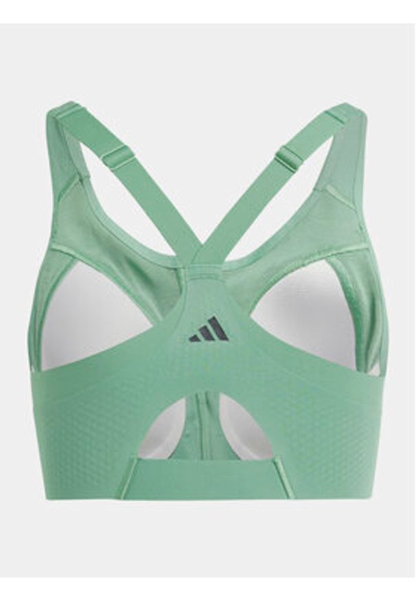 Adidas - adidas Biustonosz sportowy TLRD Impact Luxe IT6655 Zielony. Kolor: zielony. Materiał: syntetyk