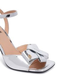 Love Moschino - LOVE MOSCHINO Sandały JA16069G0OJE090B Srebrny. Kolor: srebrny. Materiał: skóra #5