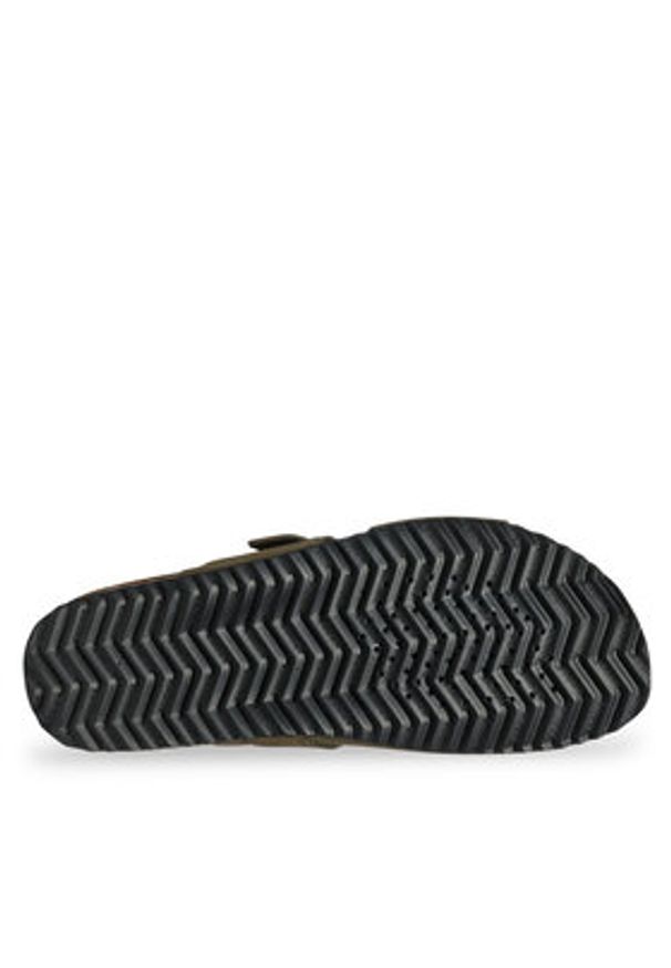Geox Klapki U Sandal Ghita U159VB 00032 C3009 Khaki. Kolor: brązowy. Materiał: skóra, nubuk