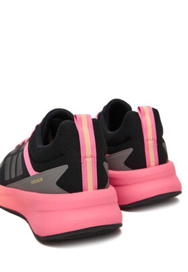 Adidas - adidas Sneakersy Fortarun 4.0 J JR9804 Czarny. Kolor: czarny. Materiał: materiał
