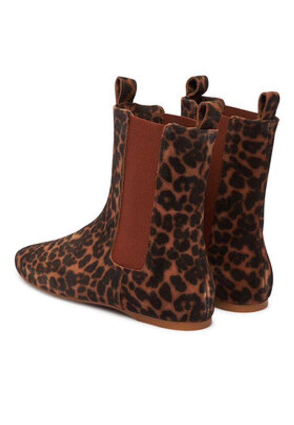 BALAGAN - Balagan Sztyblety Adhara Brązowy. Kolor: brązowy. Materiał: skóra, welur