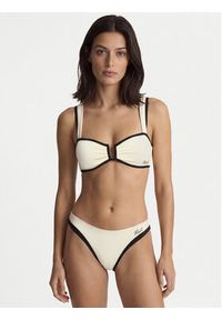 Karl Lagerfeld - KARL LAGERFELD Góra od bikini B2W46022 Beżowy jasny. Kolor: beżowy. Materiał: syntetyk #2