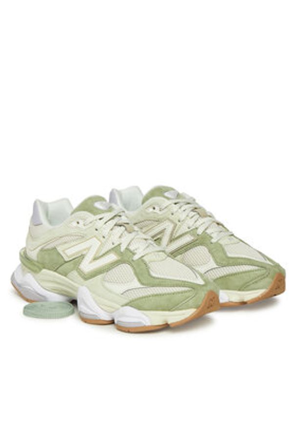 New Balance Sneakersy U9060AUC M Zielony. Kolor: zielony. Materiał: skóra, zamsz