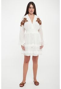 Ermanno Firenze - Sukienka mini z ramii ERMANNO FIRENZE. Długość: mini #3