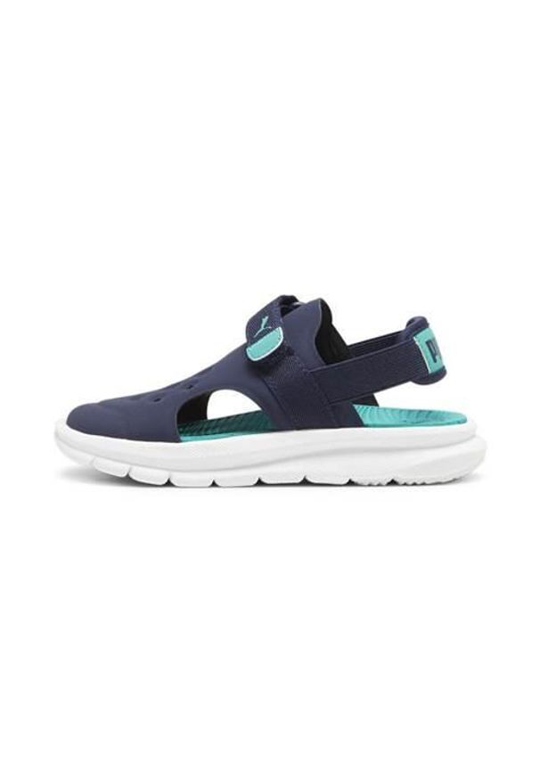Buty do chodzenia dla dzieci Puma Evolve. Kolor: niebieski. Materiał: materiał, syntetyk