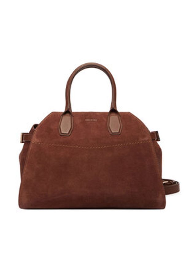 Guess Torebka HWYUSS P6236 Brązowy. Kolor: brązowy. Materiał: skórzane, zamszowe
