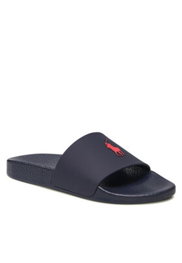 Polo Ralph Lauren Klapki Polo Slide 809852071002 Granatowy. Kolor: niebieski