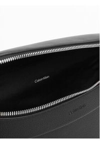 Calvin Klein Saszetka nerka Micro Pebble Waistbag 38 LV04D3002G Czarny. Kolor: czarny. Materiał: skóra