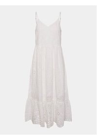 YAS Sukienka letnia Luma 26032686 Biały Regular Fit. Kolor: biały. Materiał: bawełna. Sezon: lato #4