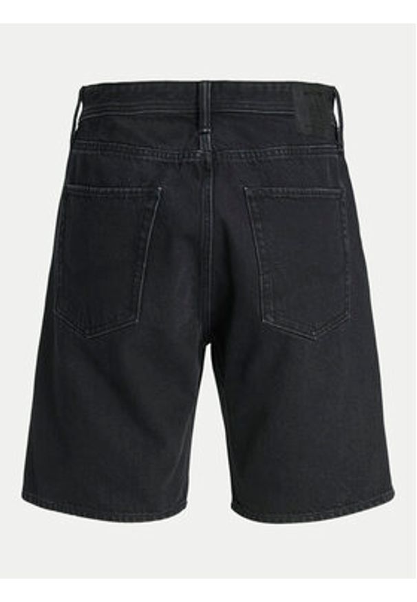 Jack & Jones - Jack&Jones Szorty jeansowe Tony 12249068 Czarny Loose Fit. Kolor: czarny. Materiał: bawełna, jeans