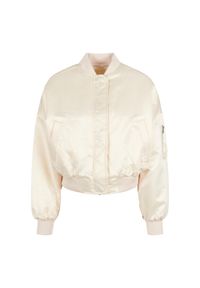 Urban Classics - Kurtka Bomberka Damska Satyna Oversized. Kolor: brązowy. Materiał: satyna. Sport: turystyka piesza #1