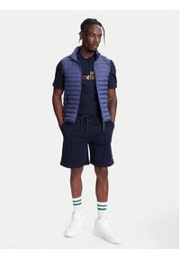 United Colors of Benetton - United Colors Of Benetton Kamizelka 2TWDUJ00P Niebieski Regular Fit. Kolor: niebieski. Materiał: syntetyk #4