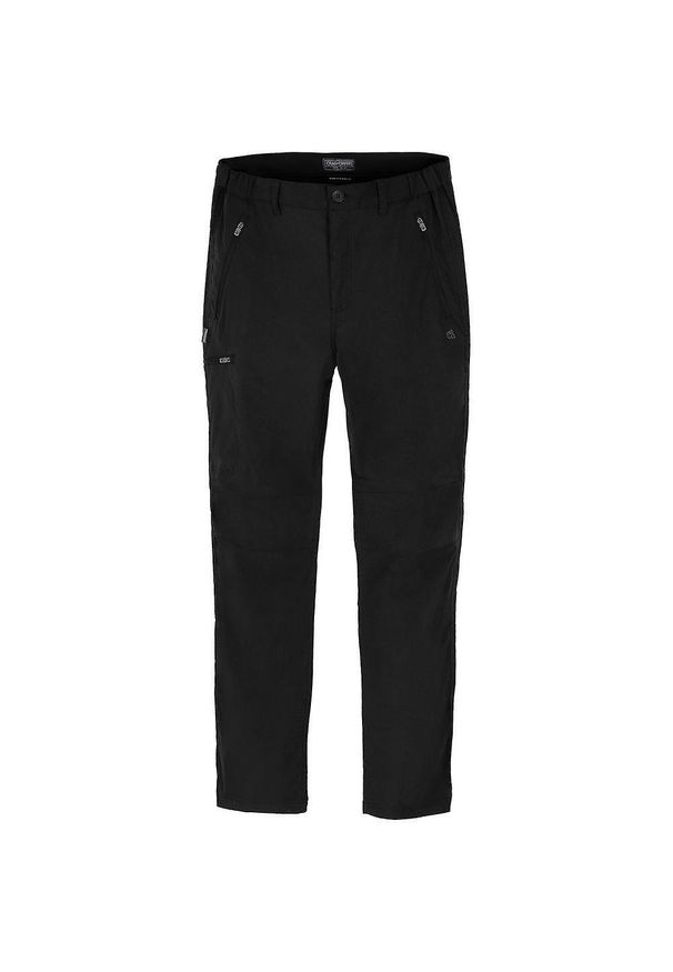 CRAGHOPPERS - Męskie Spodnie Expert Kiwi Pro Stretch. Kolor: czarny. Sezon: lato. Sport: turystyka piesza