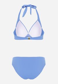 Born2be - Niebieskie Bikini z Wiązanym Biustonoszem i Figami Kąpielowymi z Wysokim Stanem Kalisea. Stan: podwyższony. Kolekcja: plus size. Kolor: niebieski #6