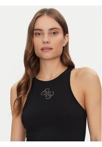 Guess Top W5GP57 KCV52 Czarny Regular Fit. Kolor: czarny. Materiał: syntetyk #3