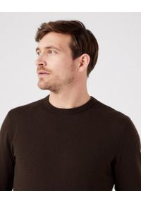 Wrangler - WRANGLER CREWNECK KNIT MĘSKI SWETER KLASYCZNY DELICIOSO W8A02PH38 112321349. Styl: klasyczny #2