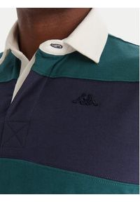 Robe di Kappa Polo New Casper 64112GW Granatowy Slim Fit. Typ kołnierza: polo. Kolor: niebieski. Materiał: bawełna #4