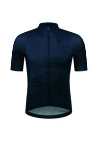 ROGELLI - Wysokiej jakości koszulka rowerowa męska Rogelli GLITCH. Kolor: niebieski, wielokolorowy, czarny. Materiał: materiał