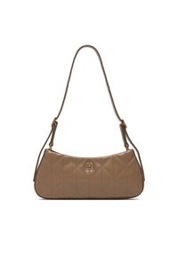 Calvin Klein Torebka Quilted Sm Shoulder Bag LV04F3327G Beżowy. Kolor: beżowy. Materiał: skórzane #4