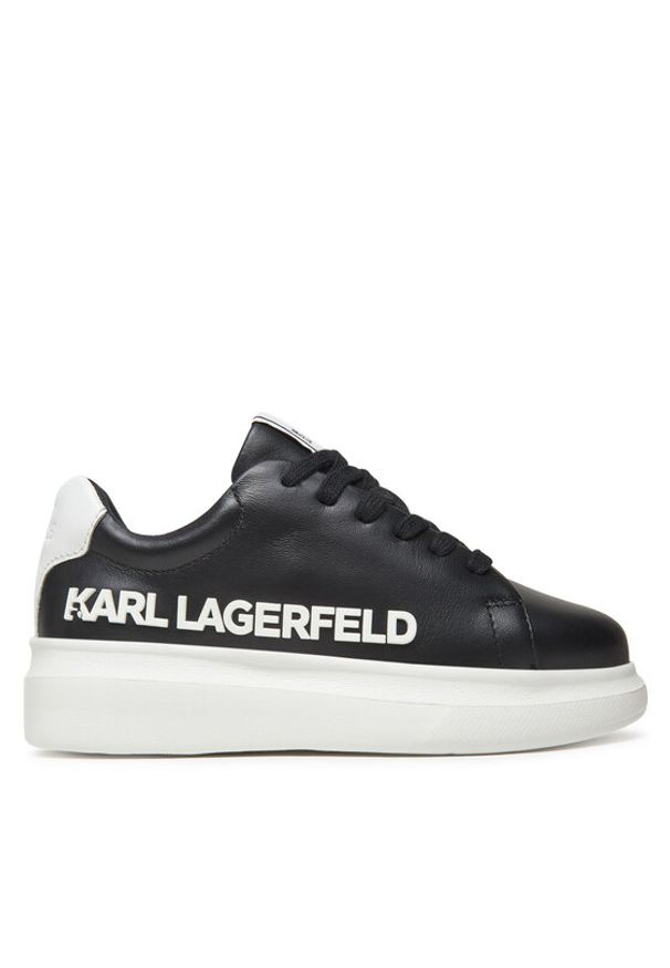 Karl Lagerfeld Kids Sneakersy Z30381 M Czarny. Kolor: czarny. Materiał: skóra